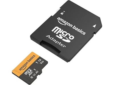 Amazon Basics 1TB microSDXC Card with Adapter Read Speed Up to 200MB/s NEW - Image 1 of 4