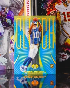 2024 Panini Illusions Clutch #7 Adonai Mitchell Light Blue /299 Rookie - Picture 1 of 2