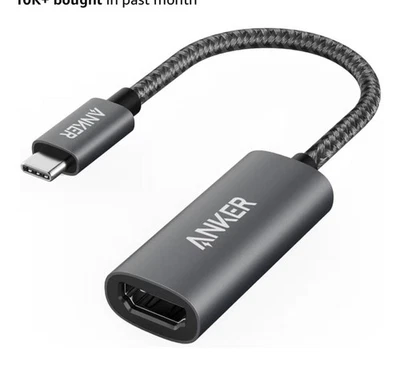 Anker USB C to HDMI Adapter (4K@60Hz), 310 USB-C Adapter (4K HDMI), - Image 1 of 4