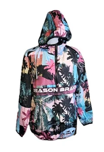 Reason Brand "Lost In Paradise" 1/4 Zip Pullover Kapuzenjacke Gr. S - Bild 1 von 17