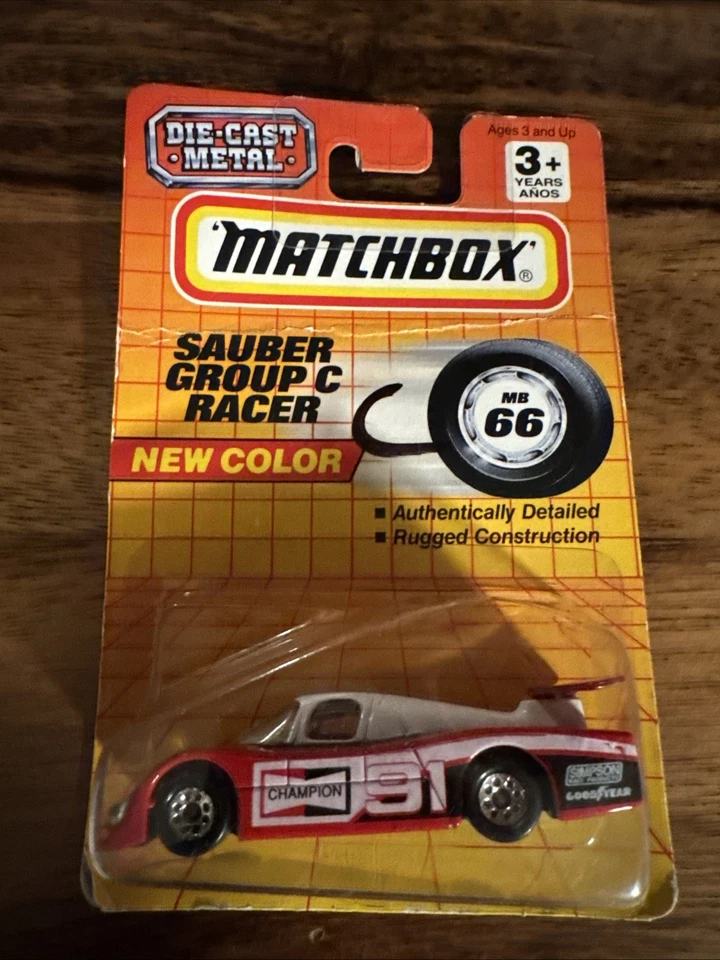 Matchbox 1983 Superfast MB66 Red Sauber Group C-Racer Grand Prix BASF - Image 1 of 1