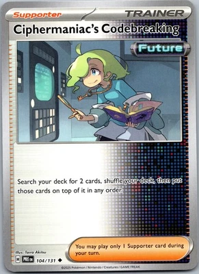 Ciphermaniac's Codebreaking Normal SV: Prismatic Evolutions 104/131 NM - Image 1 of 2
