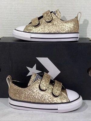 Zapatillas Converse Niño Pequeño Talla 7 EU 23 Dorado/Blanco CTAS 2V OX AJ-1279 Foto 1 de 4