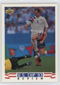 1993 Upper Deck World Cup 94 Preview English/Spanish US '93 Review Thomas Dooley - Picture 1 of 4