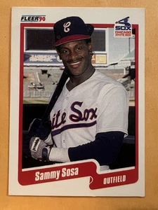 1990 Fleer #548 Sammy Sosa Chicago White Sox Rookie RC NM+ - Picture 1 of 2