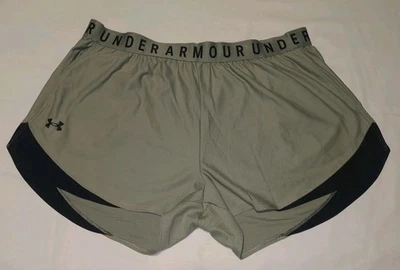 Under Armour Women's Play Up 3.0 Shorts Grey/Black 2XL NWT  - Image 1 of 4
