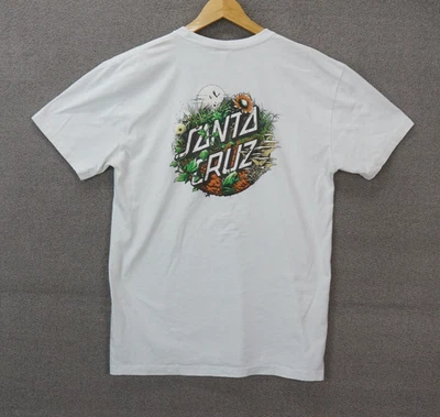 Camiseta Santa Cruz Skateboards Para Hombre Naturaleza Exterior Punto Blanca Talla Grande Foto 1 de 4