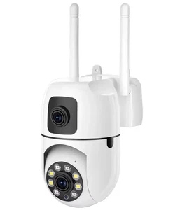 TELECAMERA IP CAM PTZ WIFI CAMERA DOME WIRELESS ESTERNO SPEED ZOOM DUAL LENTS - Foto 1 di 9
