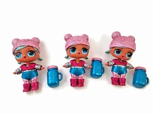 LOT of 3 LOL Surprise Brrr BB Baby Glam Glitter Series Dolls with accessories - Picture 1 of 10