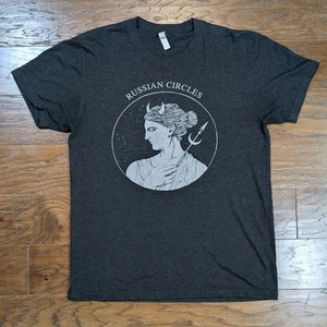 Russian Circles Band Tshirt Size Medium (20x27) Excellent Condition Dark Gray - Picture 1 of 6