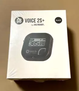 GolfBuddy GB Voice 2S + Talking GPS Golf Rangefinder Black Compact Golf JP - Picture 1 of 6