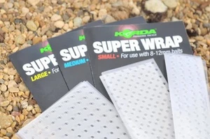 Korda NEW Super Wrap Clear Bait Boilie Shrink Wrap Cover Superwrap *All Sizes* - Picture 1 of 3