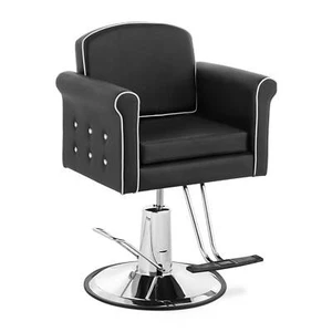 Friseurstuhl mit Fußstütze TRING BLACK 520 - 630 mm höhenverstellbar bis 150 kg - Bild 1 von 6