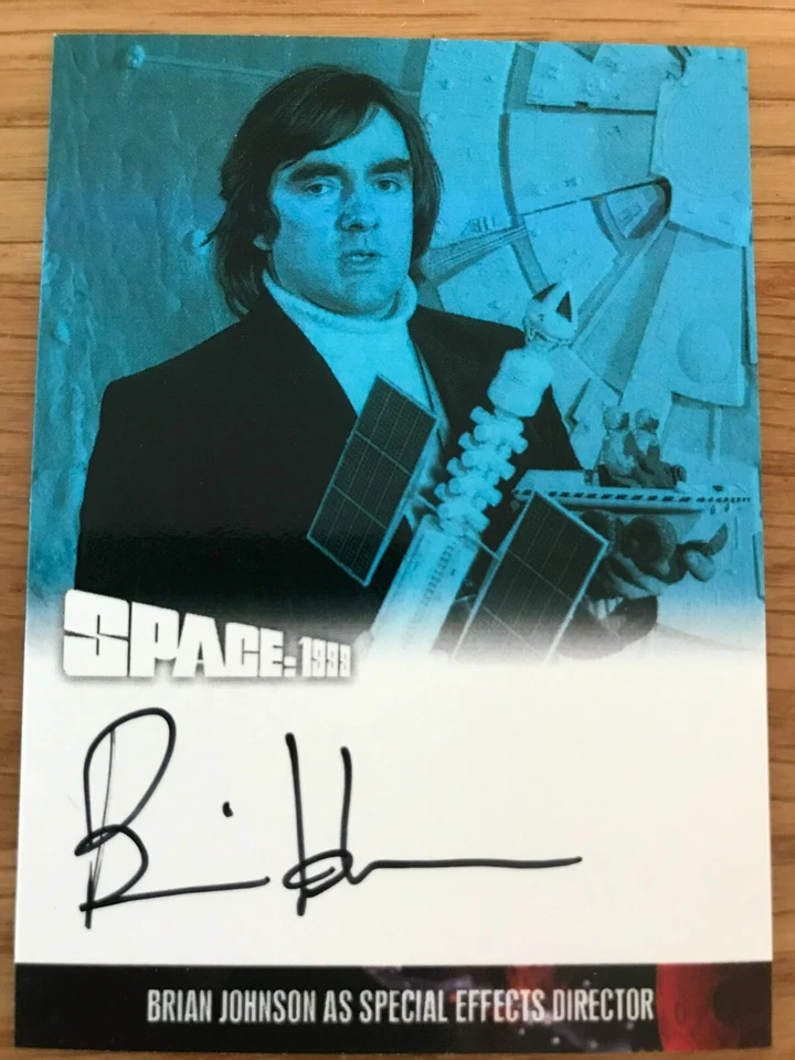 SPACE 1999 SERIES 4: AUTOGRAPH CARD: BRIAN JOHNSON - SPECIAL EFFECTS BJ2 - Image 1 of 1