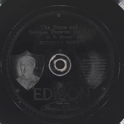 SODERO'S BAND Stars Stripes / Evening Chimes EDISON DIAMOND DISC 50250 VG+ 78 - Image 1 of 4