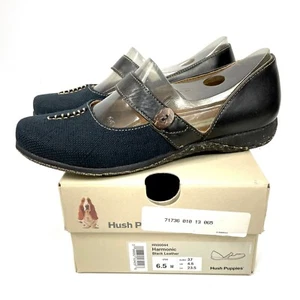 Hush Puppies Gr. 6,5 Harmony Bio recycelt natürlich Mary Jane schwarz harmonisch - Bild 1 von 9