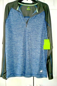 Camisa de pista nórdica para hombre talla XXL azul y roja absorbente nueva con etiquetas - Imagen 1 de 8
