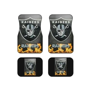 Raiders Car Mats (Set of 4) - Picture 1 of 4