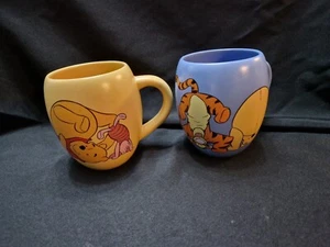 Winnie the Pooh Disney Store Barrel Mugs Piglet Eeyore Collectable - Picture 1 of 17