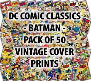 50 - Classic Batman DC Comics Photos / Collage Montage Collection : 6"x4" - Picture 1 of 6