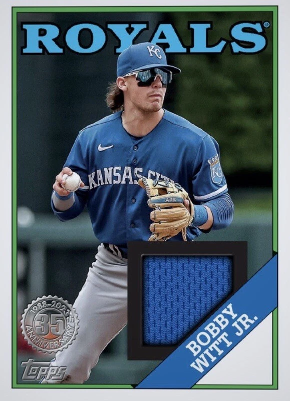 [DIGITAL] Topps Bunt - Bobby Witt Jr. - 1988 Topps Baseball 23 S3 - Relic - Image 1 of 1
