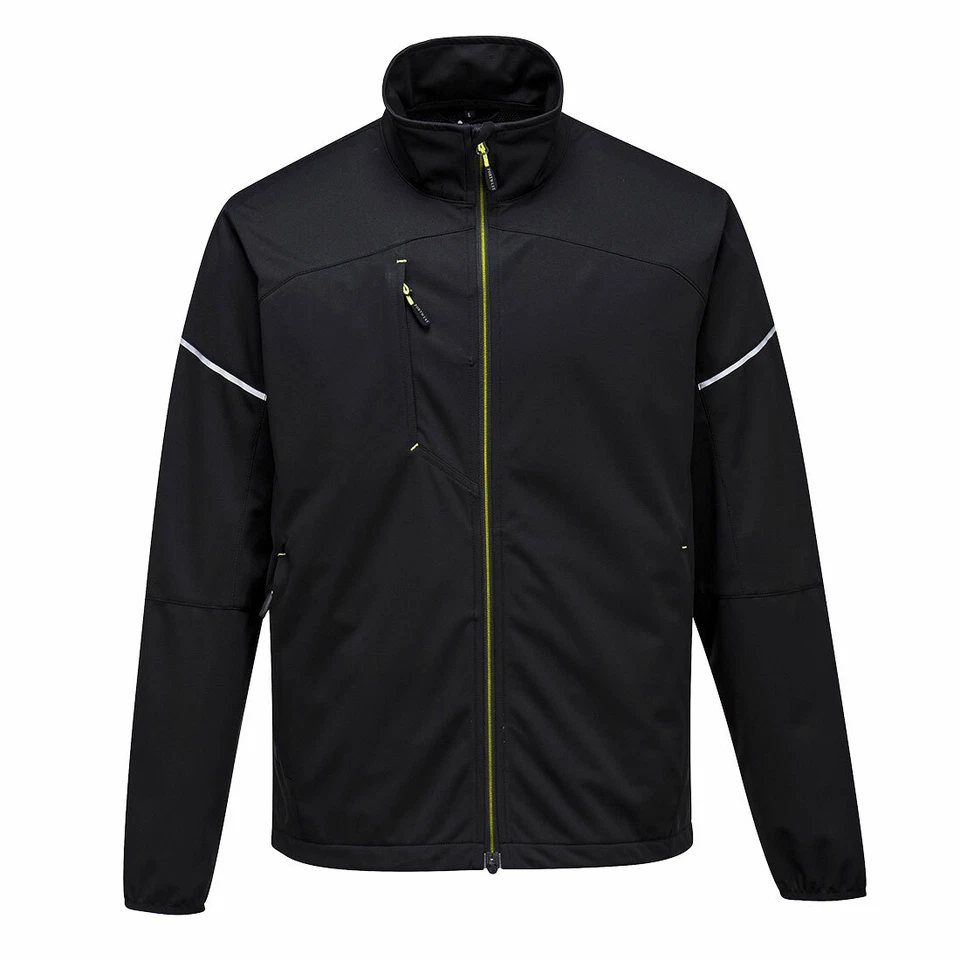 PW3 FLEX SHELL JACKET BREATHABLE WINDPROFF AND WATER RESISTANT BLACK T620 - Image 1 of 1