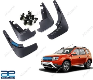 Mud Flap Set of 4 Black For Renault Duster Type-II 2017-2021 @US - Picture 1 of 6