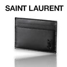 New Saint Laurent Cassandre Grained Leather Card Case