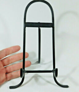 ONE Medium Black Metal Easel Display Stand! Great for Plates Fossils and More!