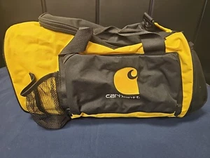 Bolso de Lona Ligero Carhartt Amarillo Negro Lona Cremallera 21" Viaje Hombro - Imagen 1 de 6