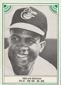 FR5EE SHIPPING-MINT-1983 ASA The Frank Robinson Story Frank Robinson #8 GREEN