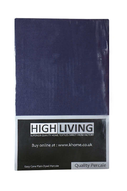 Flat sheets  Plain Dyed Luxury Combed Poly Cotton Single Double King size - Image 1 of 1