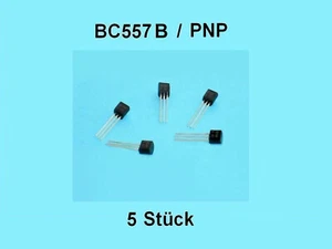BC557B - Transistoren PNP / 50V / 0,1A / 5 Stück Neu - Bild 1 von 5