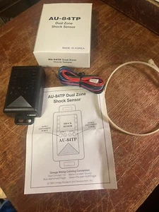 NEW Omega AU-84TP Dual Zone Shock Sensor Car Alarm - Picture 1 of 5