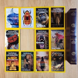 11- 2001 National Geographic Magazine LOT - Missing June - Cases Included  - Picture 1 of 6