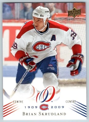 BRIAN SKRUDLAND 2008-09 UPPER DECK MONTREAL CANADIENS CENTENNIAL NO 136    24567 - Image 1 of 2