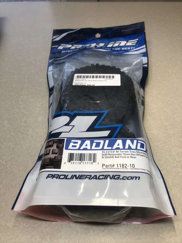 Pro-Line Racing Badlands SC MTD Raid 6x30 Slash 2 Wheel Drive/4 Wheel Drive F/R - Image 1 of 2