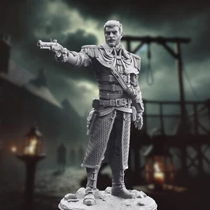 Gunslinger Rogue Dnd Mini | City Watch Captain | By DM Stash - Picture 1 of 7