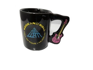 Rock and Roll Hall of Fame Museum Coffee Mug Guitar - Picture 1 of 4