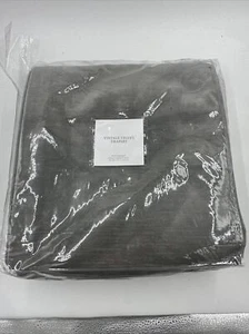 Restoration Hardware Vintage Velvet Drapery Rod Pocket 50"W x 96"L Fog NEW $320 - Picture 1 of 3