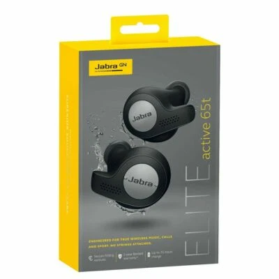 Jabra Elite Active 65t Wireless Earbud Headphones - TITANIUM BLACK  - Image 1 of 2