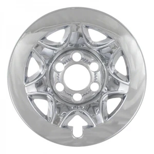 17" Chrome Wheel Skins Fits 2014 - 2018 Chevrolet Silverado 1500 - Picture 1 of 1