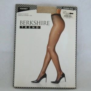 Berkshire Women's Trend Fishnet Pantyhose - Size 1x-2x - Nude - Picture 1 of 3