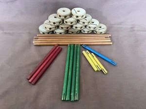 Tinker Toys Mixed Educational Construction Building 30 pieces - Picture 1 of 9