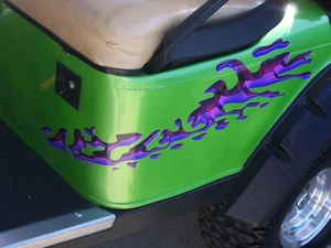 Carro de golf tribal Splash a todo color calcomanías gráficos de llama Yamaha EZGO Club Car - Imagen 1 de 9