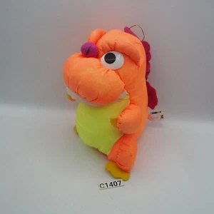 Godzilla C1407 Color Orange Taffeta Banpresto 1992 JUNK Plush 6" Toy Doll Japan - Picture 1 of 13