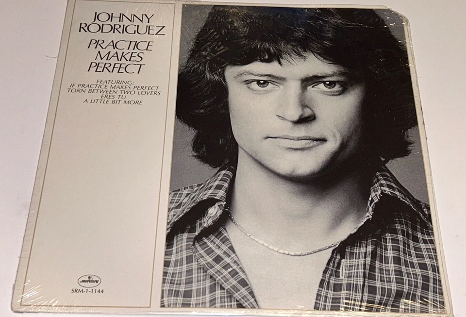 Johnny Rodriguez Practice Makes Prefect Country Sealed Vinyl Record Album Lp 22R - Image 1 of 4