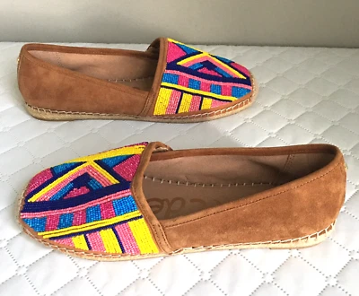 Mocasines planos Sam Edelman alpargata con cuentas para mujer EE. UU. 8,5 UE 38,5 sin cordones Maris Foto 1 de 4