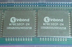 WINDBOND W78C32CP-24 8-BIT MICROCONTROLLER 8-BIT 24-PLCC NEW ITEM QUANTITY-5 - Picture 1 of 1