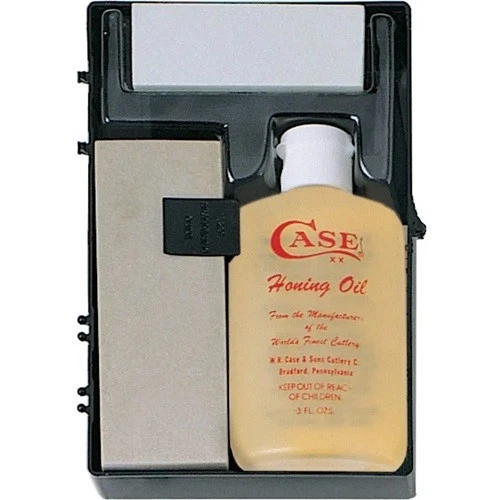Case Cutlery Sportsmans Honing Kit Arkansas Stones with Oil and Storage Box - Image 1 of 1